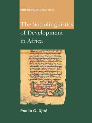 cover image of The Sociolinguistics of Development in Africa